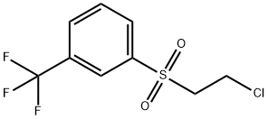 2-CHLOROETHYL-(3-(TRIFLUOROMETHYL)PHENYL)SULFONE|2-氯乙基-[3-(三氟甲基)苯基]硫酮