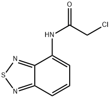 N-ベンゾ[1,2,5]チアジアゾール-4-イル-2-クロロ-アセトアミド 化学構造式