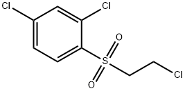 2,4-DICHLORO-1-[(2-CHLOROETHYL)SULFONYL]BENZENE 化学構造式