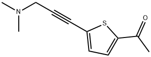 1-{5-[3-(DIMETHYLAMINO)PROP-1-YNYL]-2-THIENYL}ETHAN-1-ONE Structure