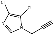 3-(4,5-Dichloroimidazol-1-yl)propyne 化学構造式