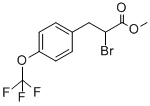 METHYL 2-BROMO-3-[4-(TRIFLUOROMETHOXY)PHENYL]-PROPIONATE Structure