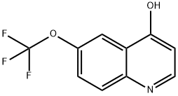 6-(トリフルオロメトキシ)-4-キノリノール 化学構造式