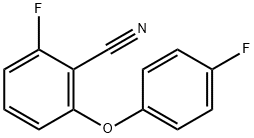 2-氟-6-(4-氟代苄氧基)苄腈, 175204-07-6, 结构式