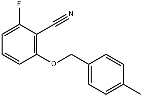 2-FLUORO-6-(4-METHYLBENZYLOXY)BENZONITRILE price.