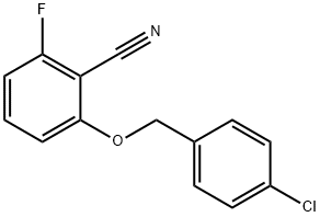 2-FLUORO-6-(4-CHLOROBENZYLOXY)BENZONITRILE