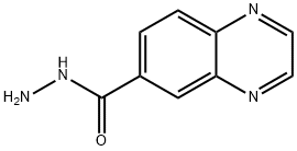 QUINOXALINE-6-CARBOXYLIC ACID HYDRAZIDE 化学構造式