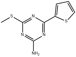 4-(METHYLTHIO)-6-(2-THIENYL)-1,3,5-TRIAZIN-2-AMINE price.