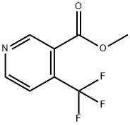 4-(トリフルオロメチル)ニコチン酸メチル 化学構造式