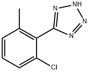 5-(2-chloro-6-methylphenyl)-2H-1,2,3,4-tetraazole,175205-13-7,结构式