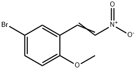 5-BROMO-2-METHOXY-OMEGA-NITROSTYRENE Structure