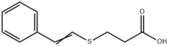 3-(STYRYLTHIO)PROPANOIC ACID Struktur