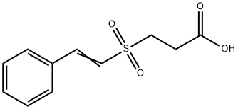 3-(STYRYLSULFONYL)PROPANOIC ACID Structure