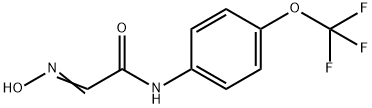 2-イソニトロソ-4'-(トリフルオロメトキシ)アセトアニリド 化学構造式