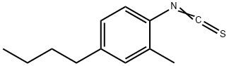 4-正丁基-2-甲基苯基氰酸酯, 175205-37-5, 结构式
