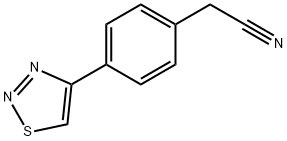 (4-[1,2,3]THIADIAZOL-4-YL-PHENYL)-ACETONITRILE Struktur