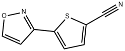 2-CYANO-5-(ISOXASOL-3-YL)THIOPHENE 化学構造式