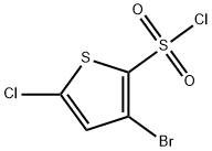 3-BROMO-5-CHLOROTHIOPHENE-2-SULFONYL CHLORIDE Struktur