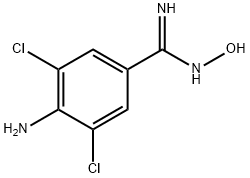 4-AMINO-3,5-DICHLORO-N'-HYDROXYBENZENECARBOXIMIDAMIDE Structure