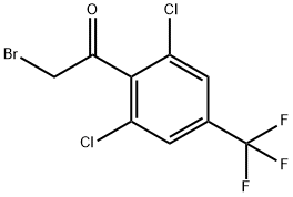2-브로모-2',6'-디클로로-4'-(트리플루오로메틸)-아세토페논