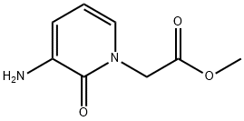 3-amino-2-oxo-1(2H)-Pyridineacetic methyl ester 化学構造式