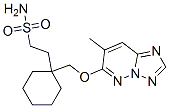 175215-29-9 2-[1-[(4-methyl-1,2,7,9-tetrazabicyclo[4.3.0]nona-2,4,6,8-tetraen-3-yl )oxymethyl]cyclohexyl]ethanesulfonamide