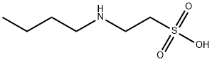 2-(ブチルアミノ)エタンスルホン酸 化学構造式
