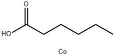 二ヘキサン酸コバルト(II) 化学構造式