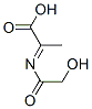 Propanoic acid, 2-[(hydroxyacetyl)imino]- (9CI)|