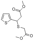 METHYL 3-[(2-METHOXY-2-OXOETHYL)THIO]-3-(2-THIENYL)PROPANOATE 结构式