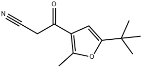 3-[5-(TERT-BUTYL)-2-METHYL-3-FURYL]-3-OXOPROPANENITRILE Structure