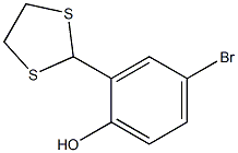 4-BROMO-2-(1,3-DITHIOLAN-2-YL)페놀