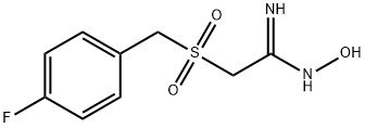 2-(4-FLUOROBENZYLSULFONYL)ACETAMIDOXIME Structure