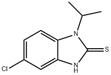 5-氯-1-异丙基-1,3-二氢-2H-苯并[D]咪唑-2-硫酮,175276-96-7,结构式