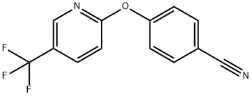 2-(4-氰基苯氧基)-5-(三氟甲基)吡啶,175277-01-7,结构式
