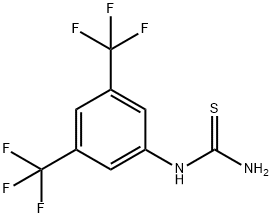 1-[3,5-BIS(TRIFLUOROMETHYL)PHENYL]-2-THIOUREA Structure