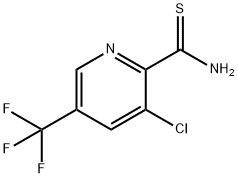 3-CHLORO-5-(TRIFLUOROMETHYL)PYRIDINE-2-THIOCARBOXAMIDE Structure