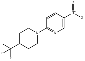 1-(5-nitro-2-pyridinyl)-4-(trifluoromethyl)piperidine Structure