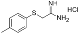 2-(4-METHYLPHENYLTHIO)ACETAMIDINE HYDROCHLORIDE,175277-62-0,结构式