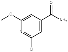 2 -氯- 6 -甲氧基吡啶- 4 -酰胺, 175277-66-4, 结构式