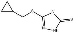 5-[(CYCLOPROPYLMETHYL)THIO]-1,3,4-THIADIAZOLE-2-THIOL|5-环丙甲硫基-1,3,4-噻二唑-2(3H)-硫酮