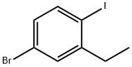4-ブロモ-2-エチルヨードベンゼン 化学構造式