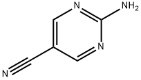 2-Aminopyrimidine-5-carbonitrile Struktur