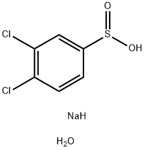 SODIUM 3,4-DICHLOROBENZENE-1-SULFINATE DIHYDRATE 结构式