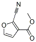 3-Furancarboxylicacid,2-cyano-,methylester(9CI) Structure