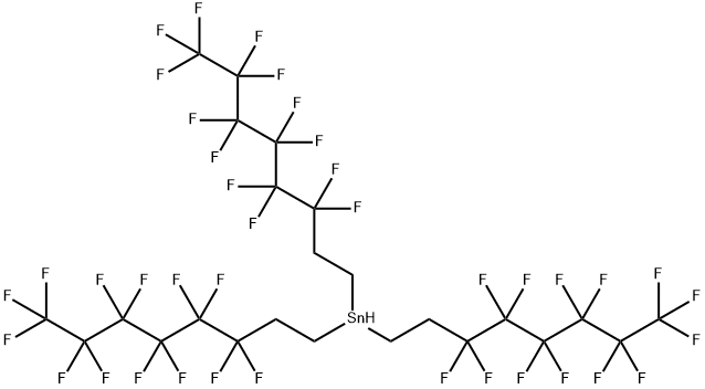 三(1H,1H,2H,2H-全氟辛基)氢化锡,175354-32-2,结构式