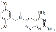 175354-76-4 N4-[(2,5-dimethoxyphenyl)methyl]-N4-methyl-2,8,10-triazabicyclo[4.4.0]deca-2,4,6,8,10-pentaene-4,7,9-triamine