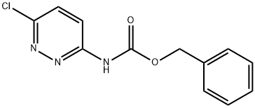 (6-CHLORO-PYRIDAZIN-3-YL)-CARBAMIC ACID BENZYL ESTER 化学構造式