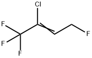 2-Chloro-1,1,1,4-tetrafluoro-2-butene Struktur