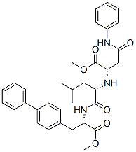 L-Alanine, 3-[1,1-biphenyl]-4-yl-N-[N-[1-(methoxycarbonyl)-3-oxo-3-(phenylamino)propyl]-L-leucyl]-, methyl ester, (S)- (9CI)|